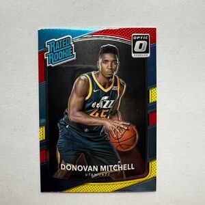 Donruss Optic Rated Rookie Donovan Mitchell Card